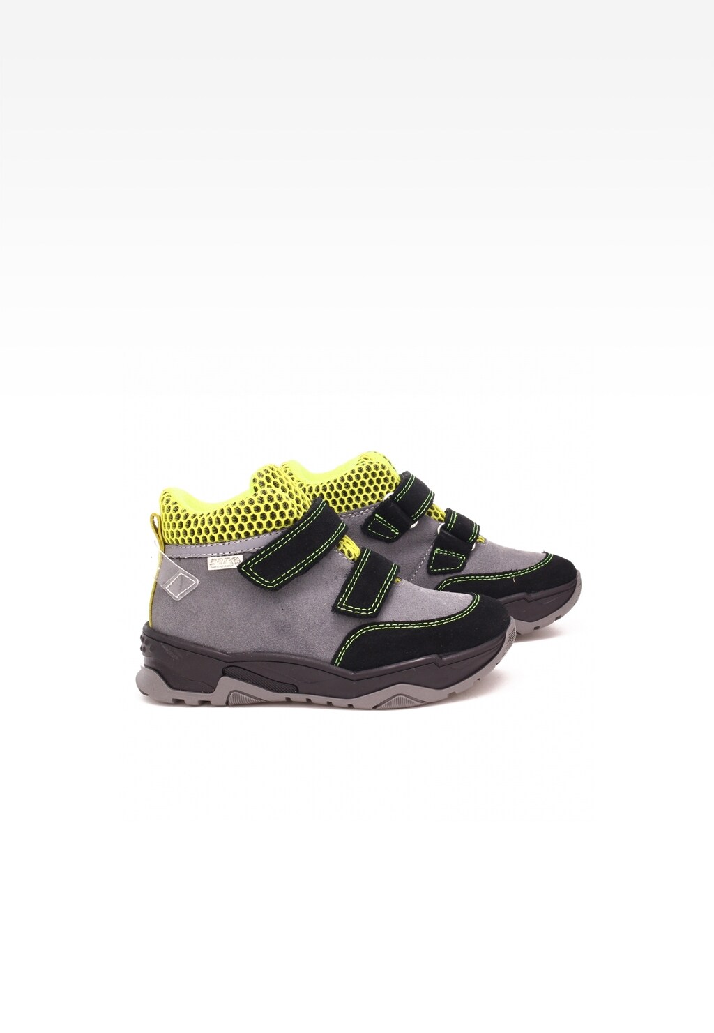 Trzewiki ocieplane BARTEK 7091-77GS, dla chłopców, szaro-czarno-żółty Widok 6