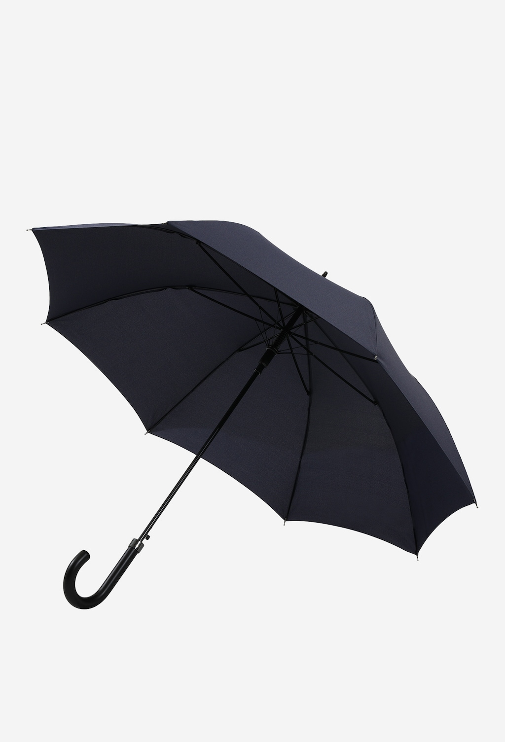 Dlhý dáždnik v tmavomodrej farbe 96701-16 Widok 1