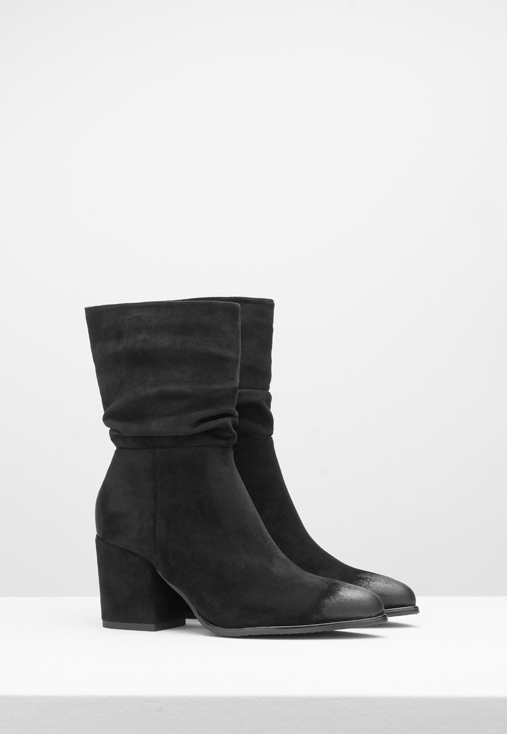 WJS czarne botki w stylu urban WJS46002-41 Widok 3