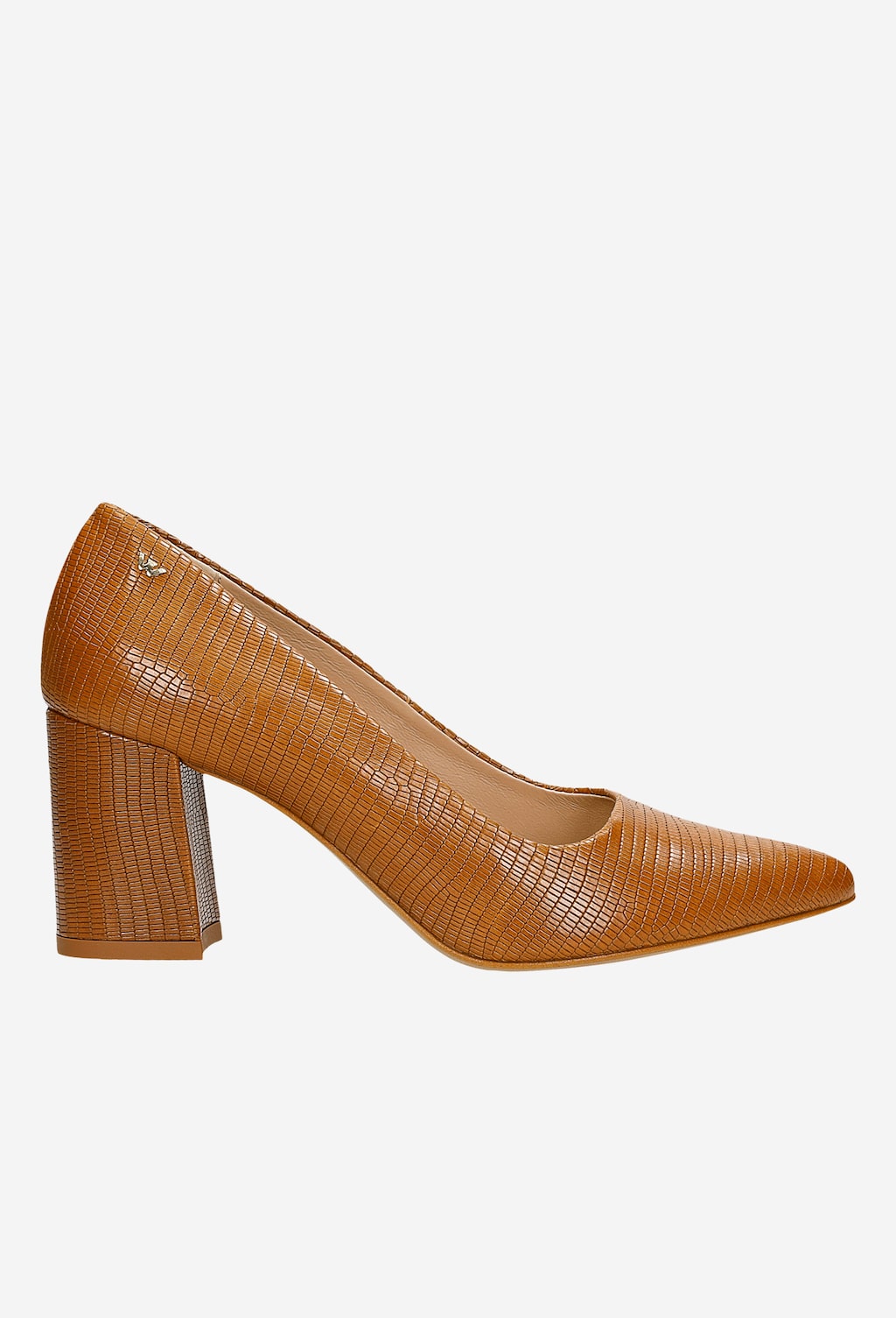 Pohodlné dámske lodičky z hnedej lícovej kože 35066-52 Widok 2