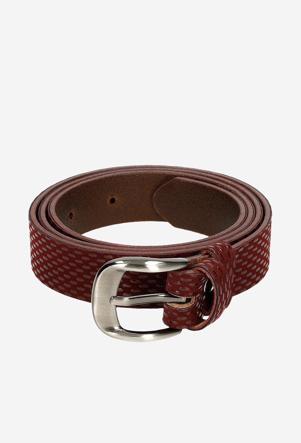 Zaujímavý dámsky opasok z fóliovanej lícovej kože 93041-55 Widok 6