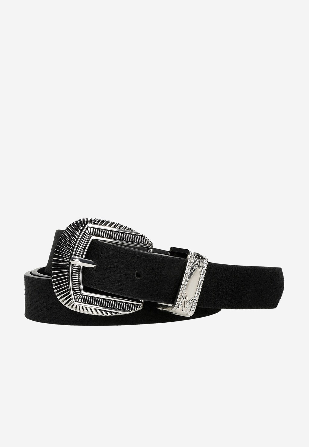 WJS czarny pasek damski z metalowymi ozdobami WJS91006-21 Widok 1