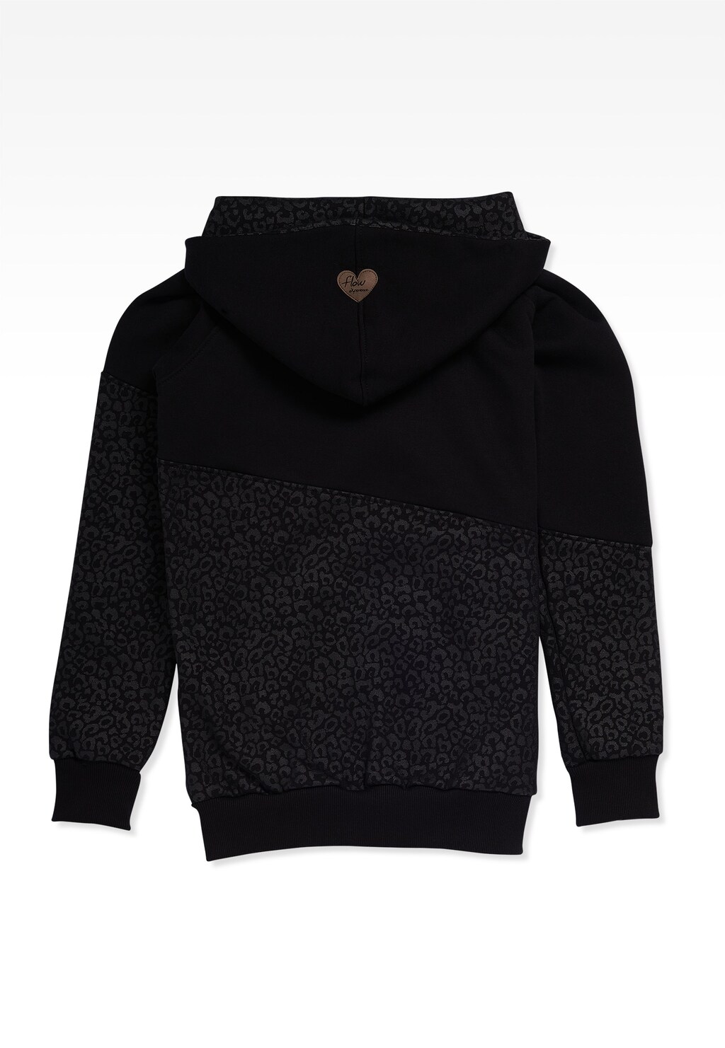 Czarna rozpinana bluza damska w centki FLOW EXPERIENCE  K250006-81 Widok 2