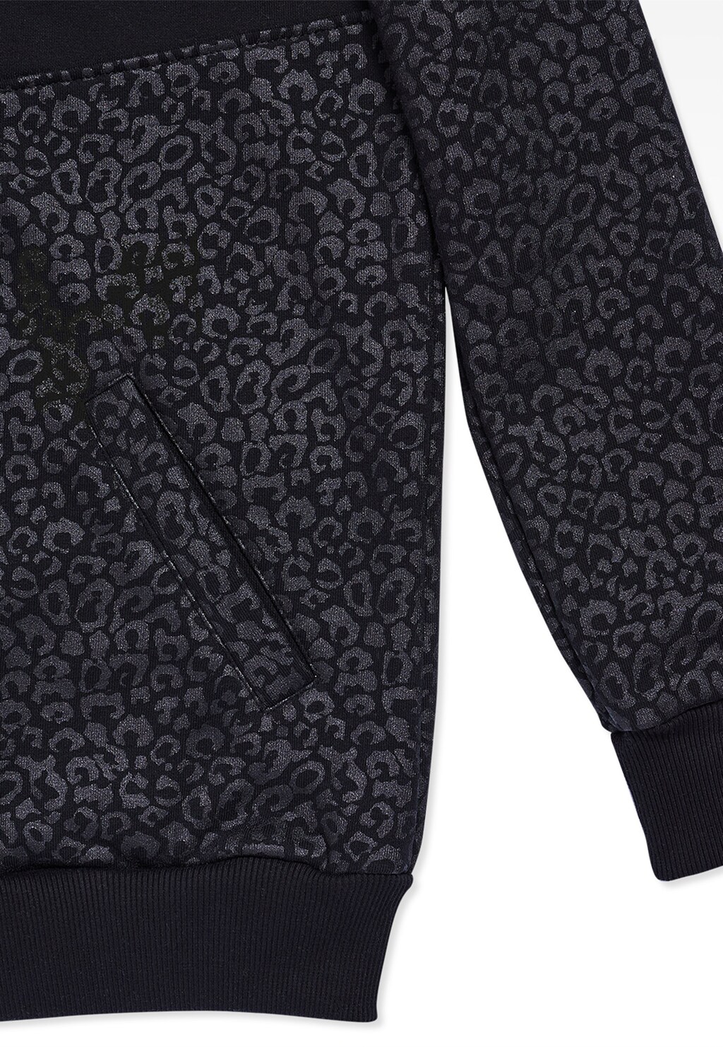 Czarna rozpinana bluza damska w centki FLOW EXPERIENCE  K250006-81 Widok 4