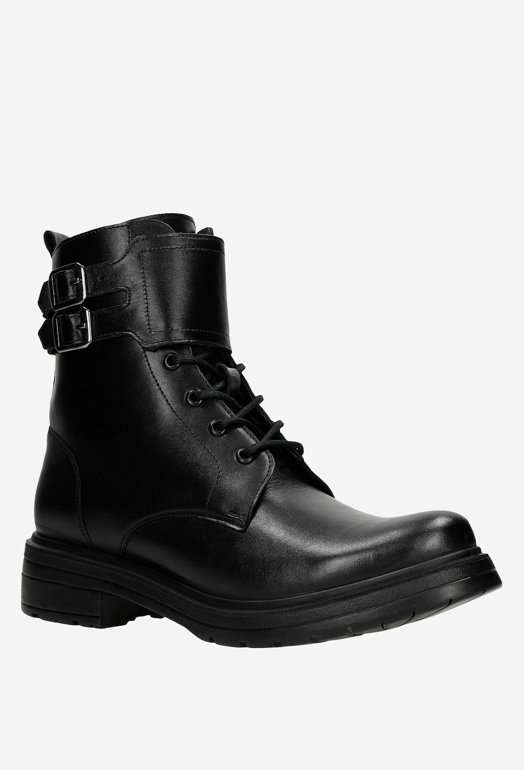 Kvalitná členková obuv dámska z odolnej lícovej kože 64028-51 Widok 2