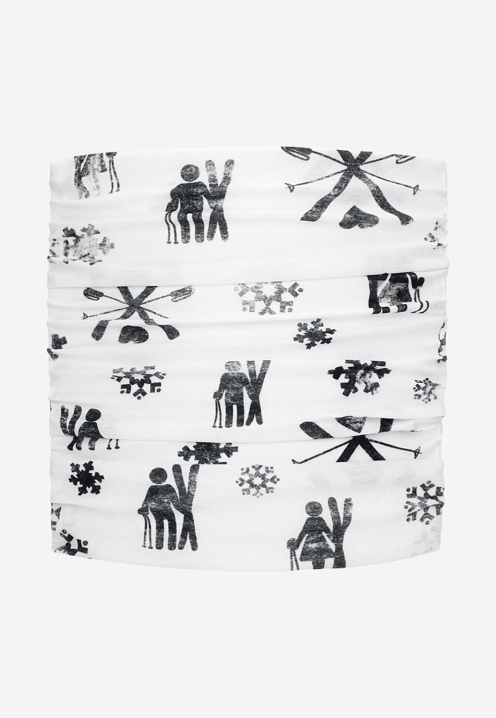 Czarno-biała bandana FLOW EXPERIENCE K000005-19 Widok 1