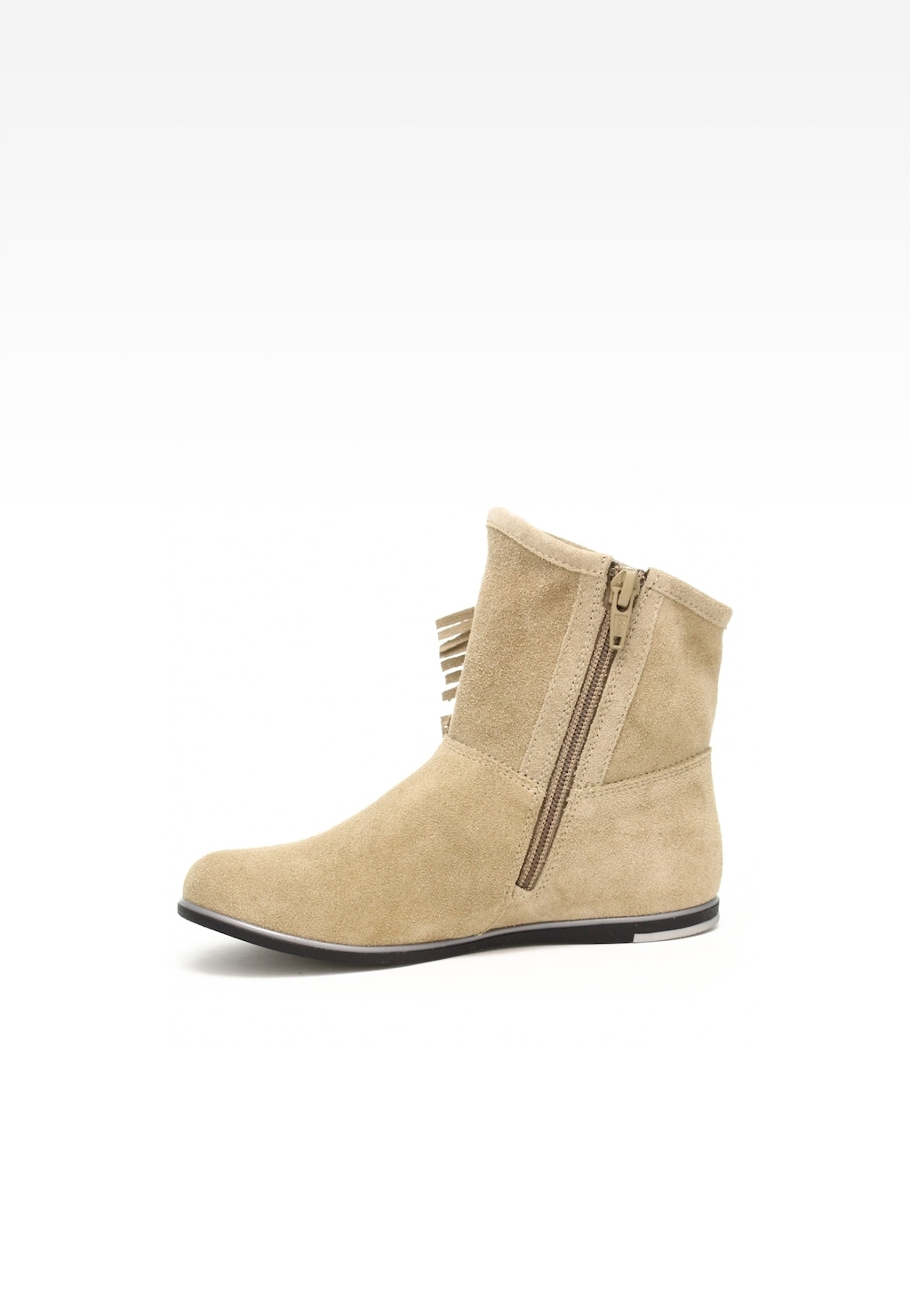 Členkové topánky BARTEK 14233019, pre dievčatá, béžové Widok 4