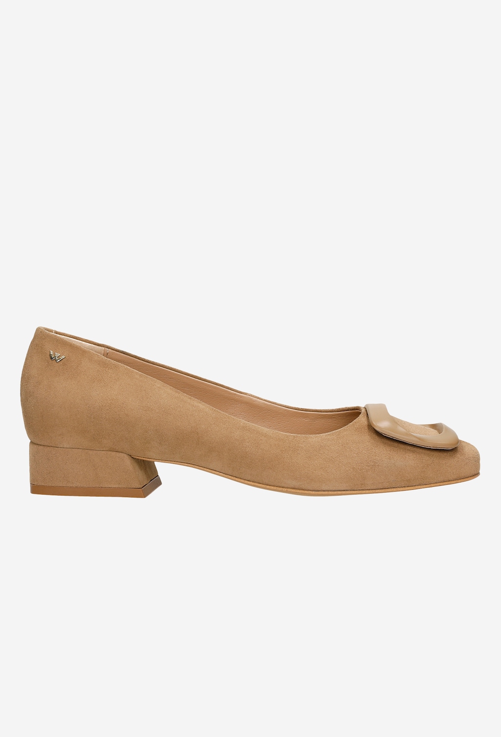 Vkusné nízke lodičky v neutrálne béžovej farbe 35069-64 Widok 2