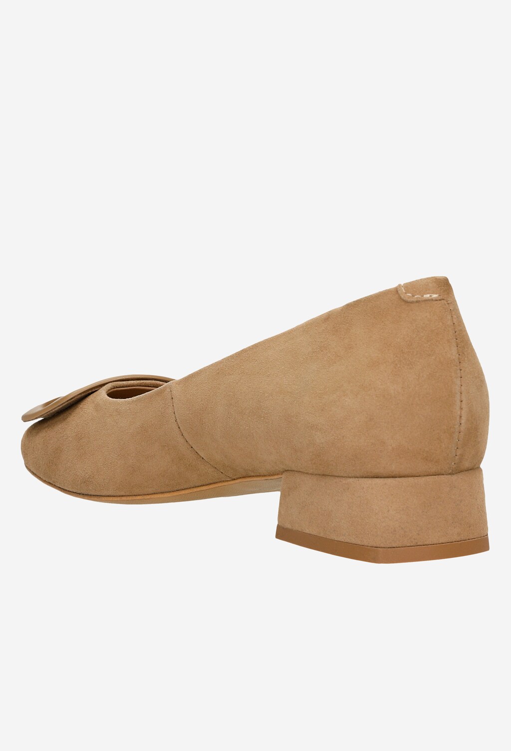 Vkusné nízke lodičky v neutrálne béžovej farbe 35069-64 Widok 4