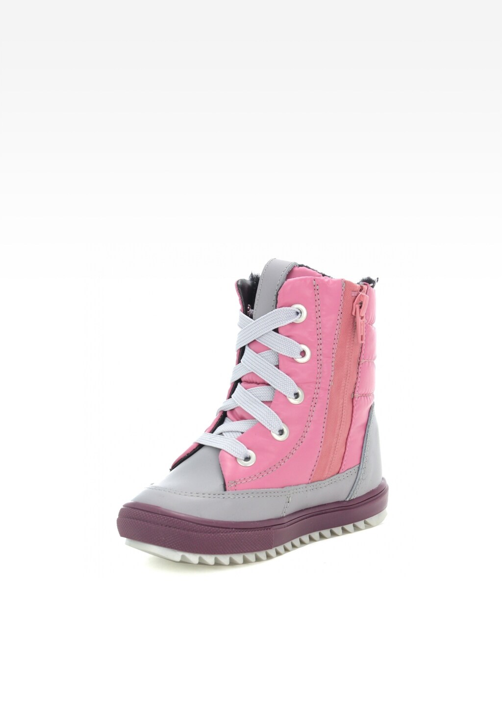 Trzewiki ocieplane BARTEK T-64769L/89F II, dla dziewcząt, różowo-srebrny Widok 3