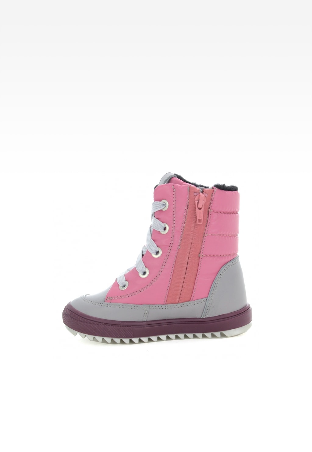 Trzewiki ocieplane BARTEK T-64769L/89F II, dla dziewcząt, różowo-srebrny Widok 4