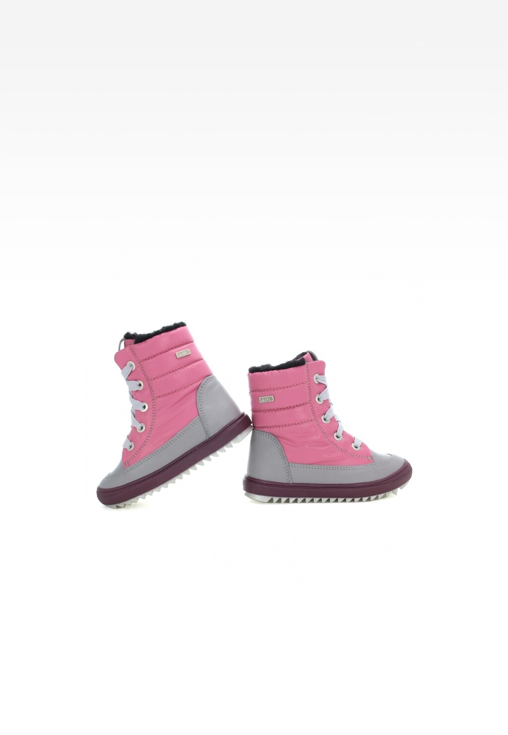 Trzewiki ocieplane BARTEK T-64769L/89F II, dla dziewcząt, różowo-srebrny Widok 6