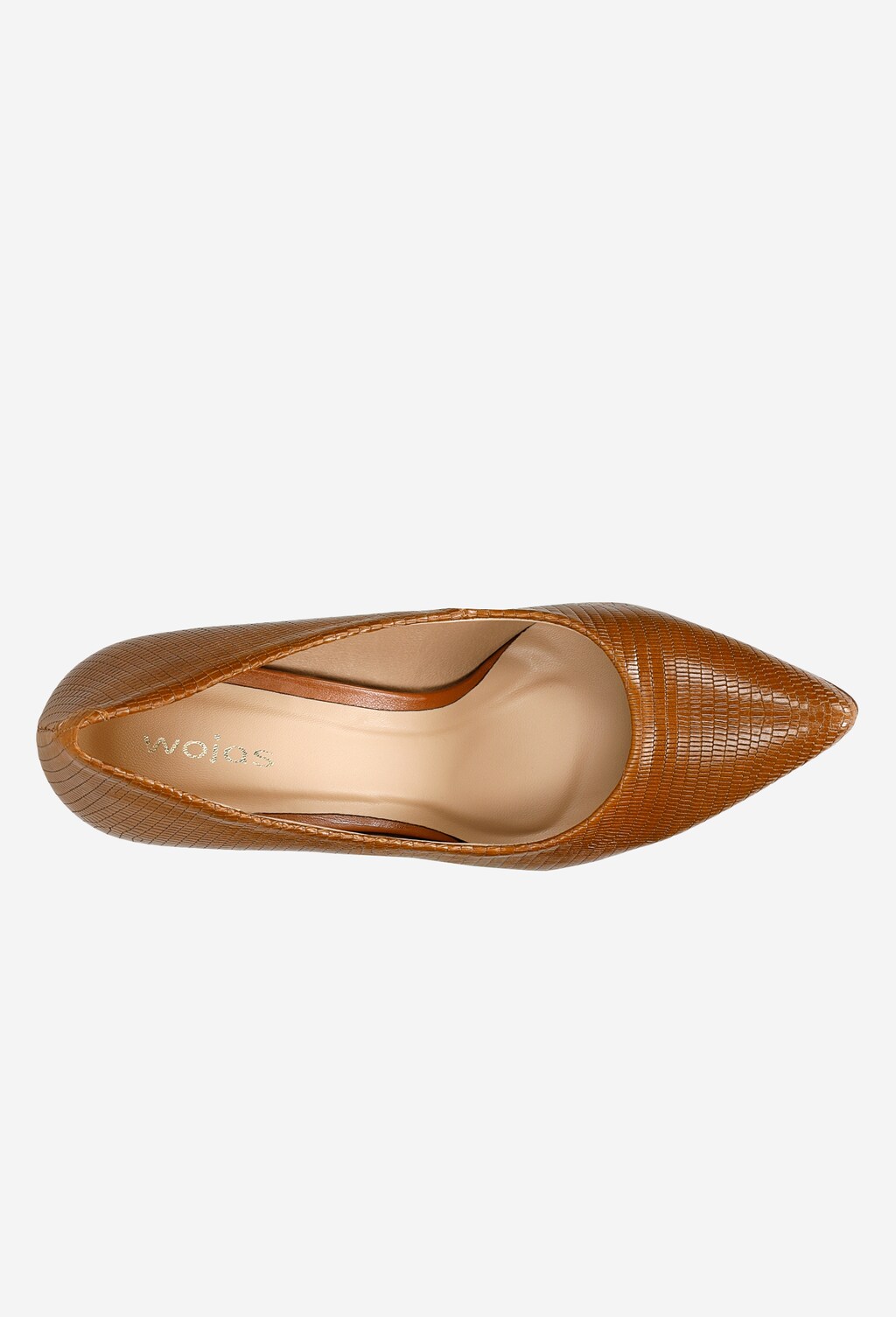 Luxusné lodičky z pravej kože v hnedej farbe 35042-52 Widok 5