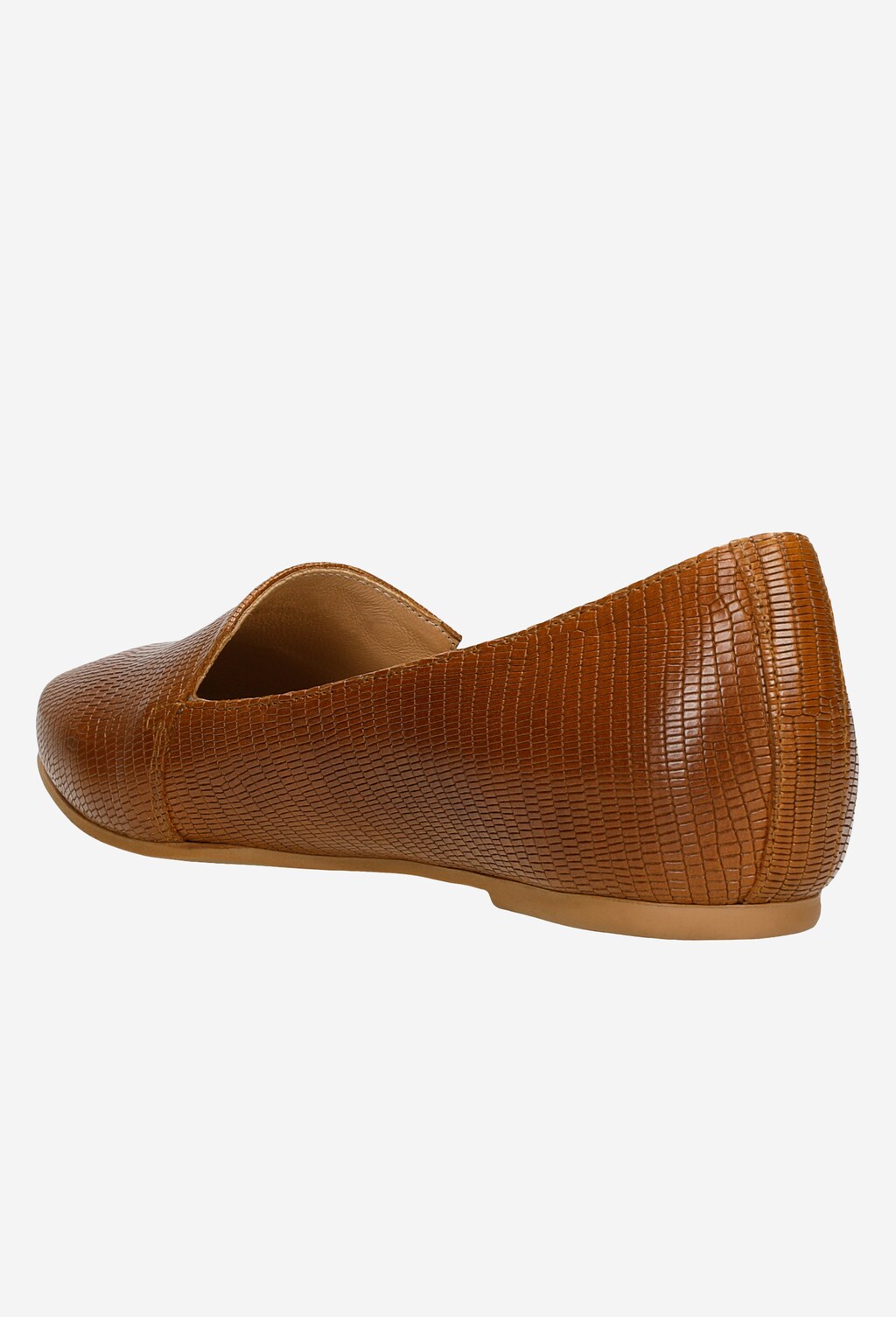 Brązowe lordsy damskie ze skóry licowej 45003-52 Widok 4