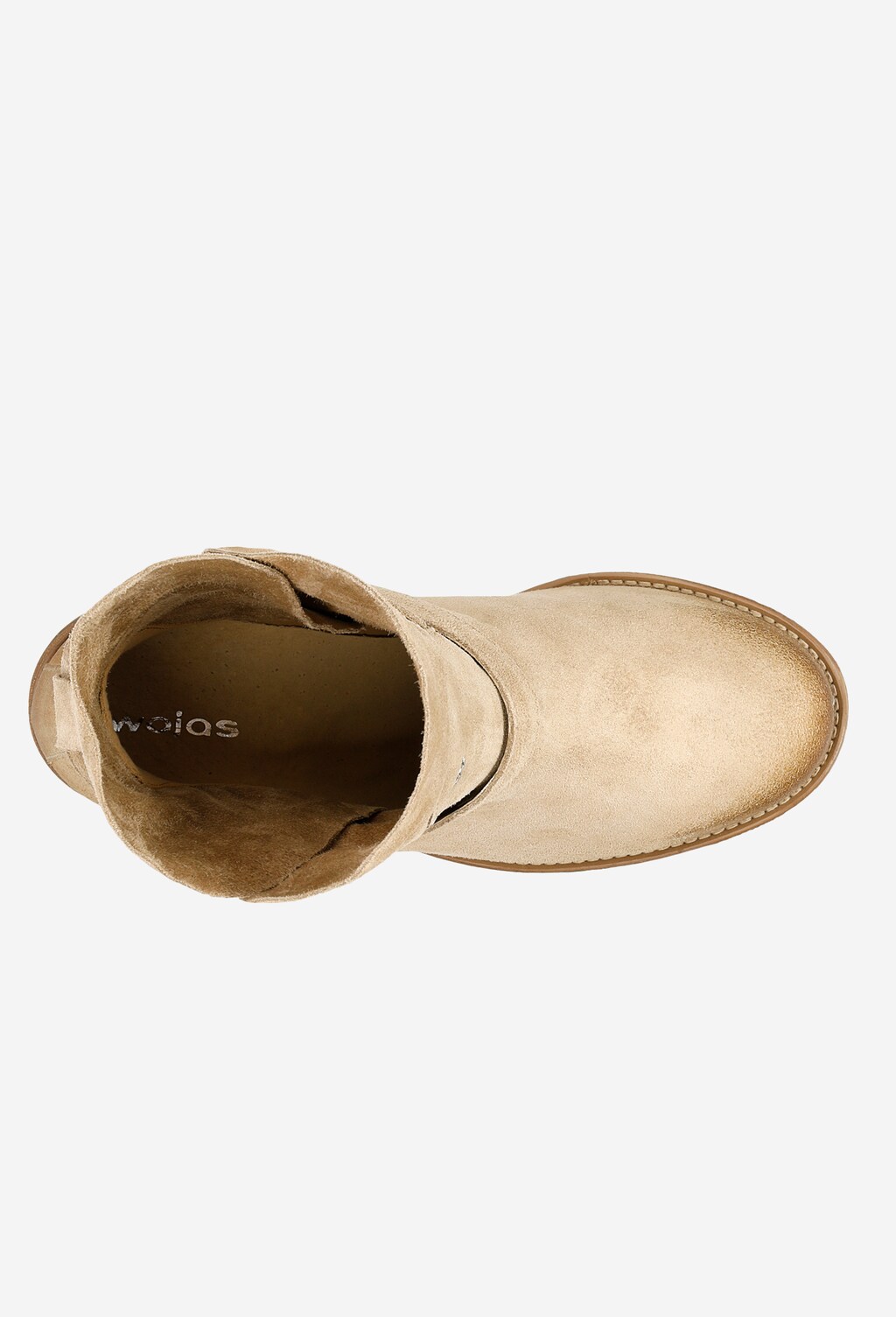 Botine bej cu catarame decorative damă 55040-64 Widok 5
