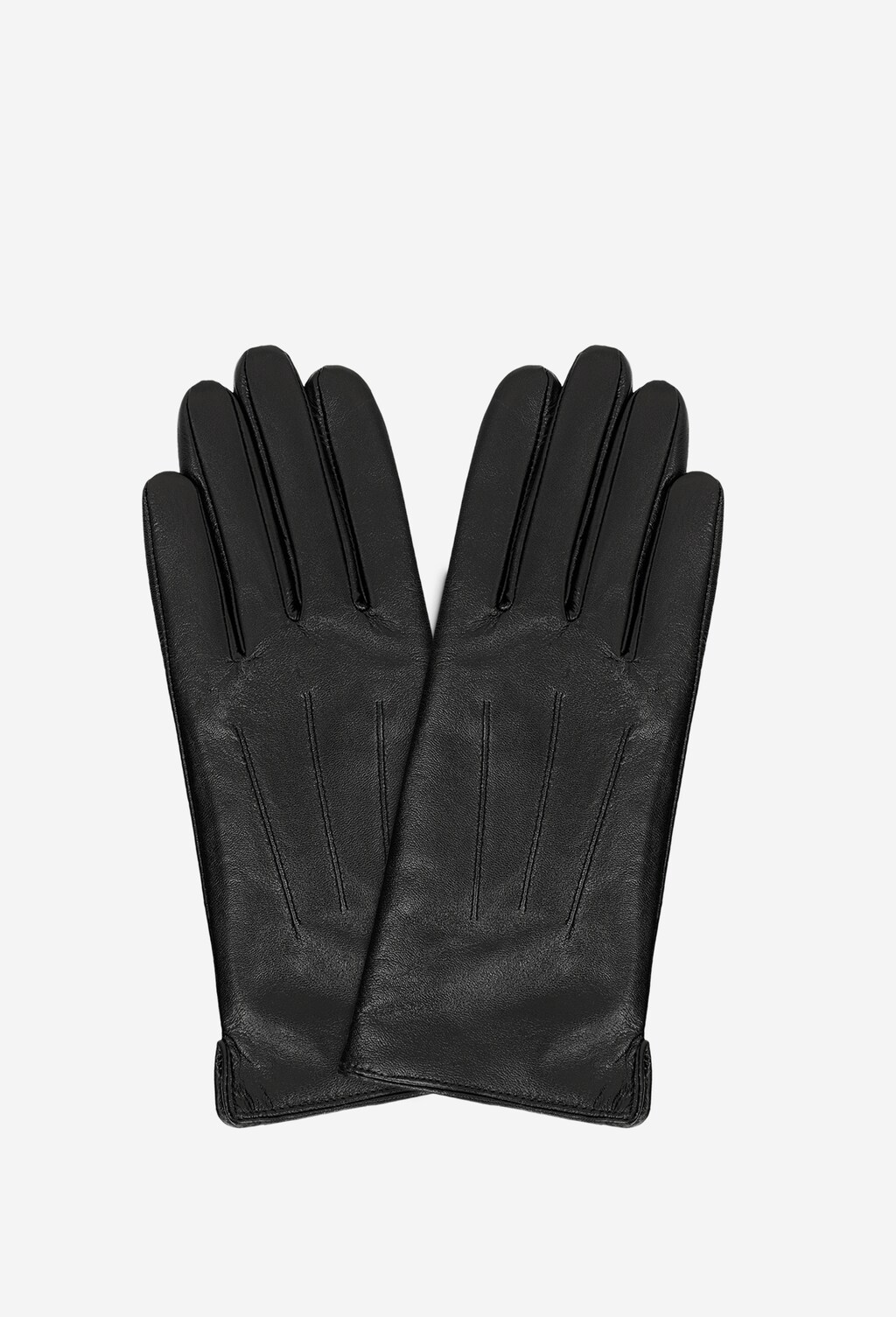 Zimní dámské rukavice z kvalitní lícové černé kůže 98122-51 Widok 2