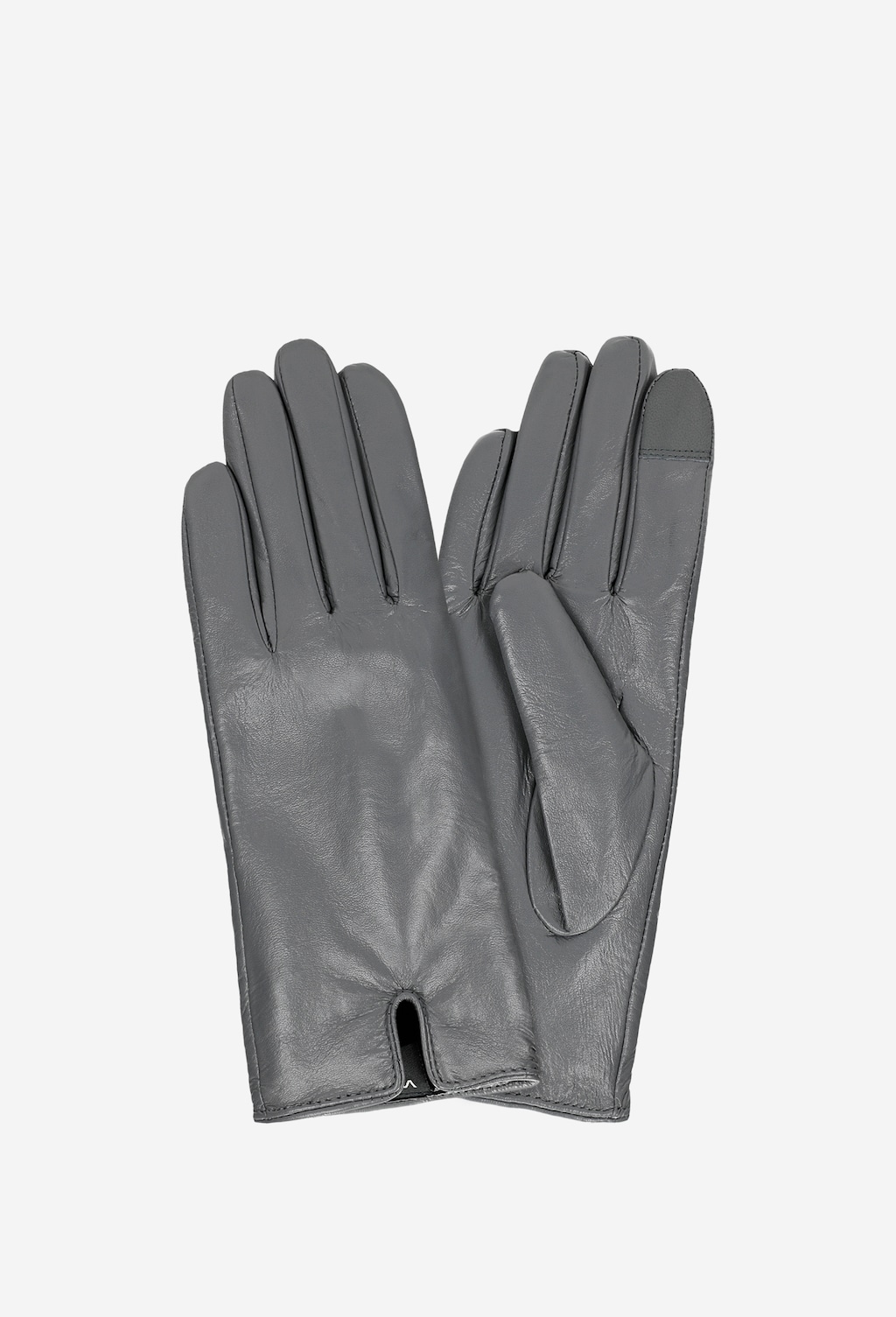 Dámske kožené rukavice v jedinečnej šedej farbe 98115-50 Widok 1