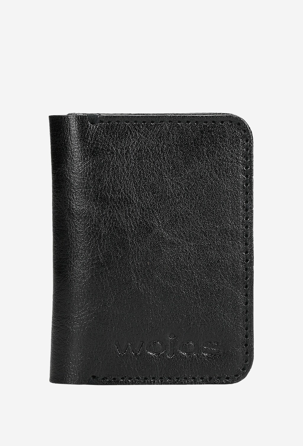 Černá kožená peněženka pánská s výrazným lemováním 91038-51 Widok 1