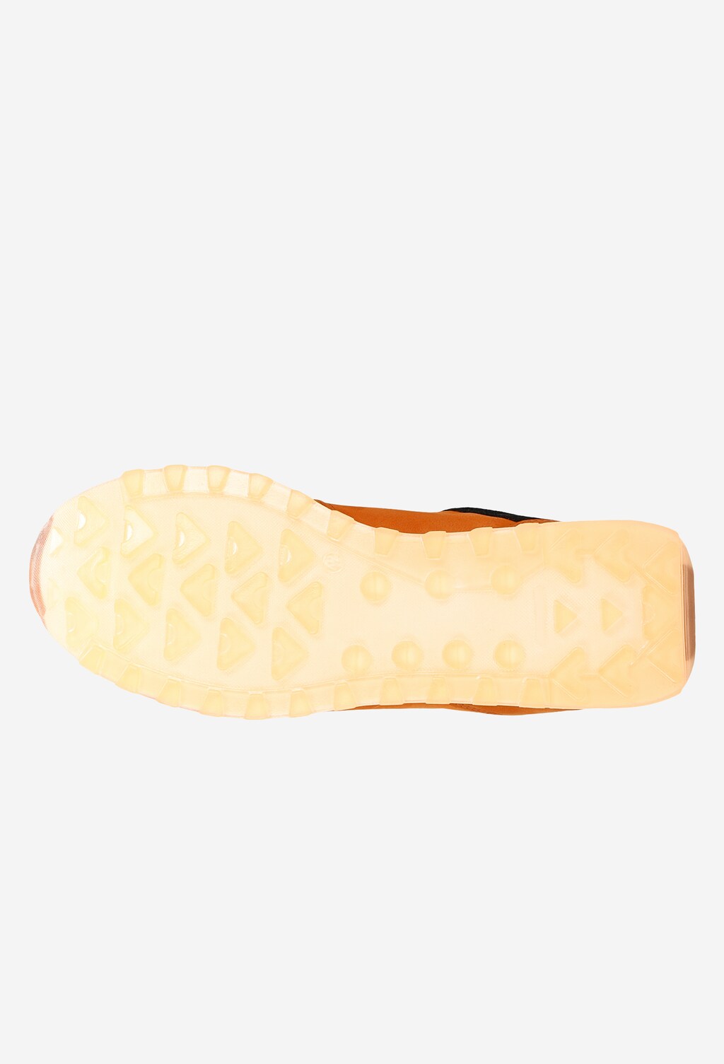 Pomarańczowo-czarne trekkingi męskie 10078-75 Widok 6