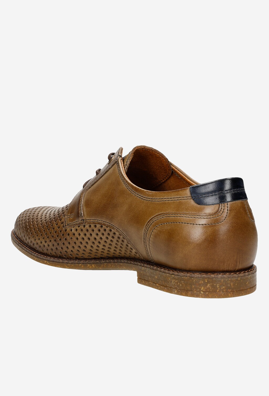 Pánske elegantné topánky vyrobené z pravej kože 10123-54 Widok 4