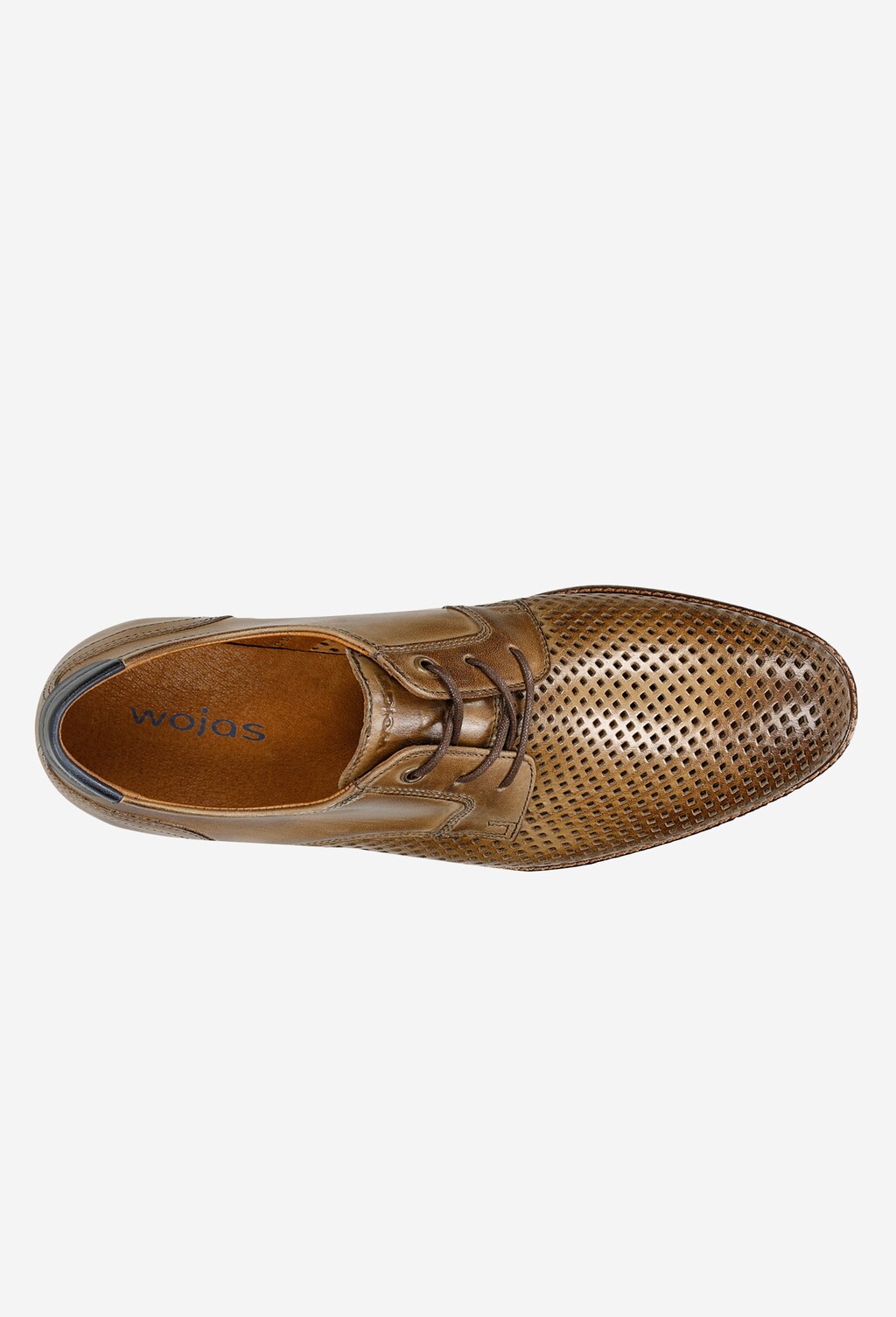 Pánske elegantné topánky vyrobené z pravej kože 10123-54 Widok 5