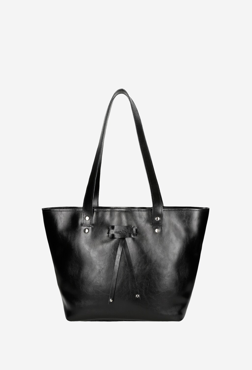 Velká černá dámská kabelka z kvalitní hladké kůže 80129-51 Widok 2