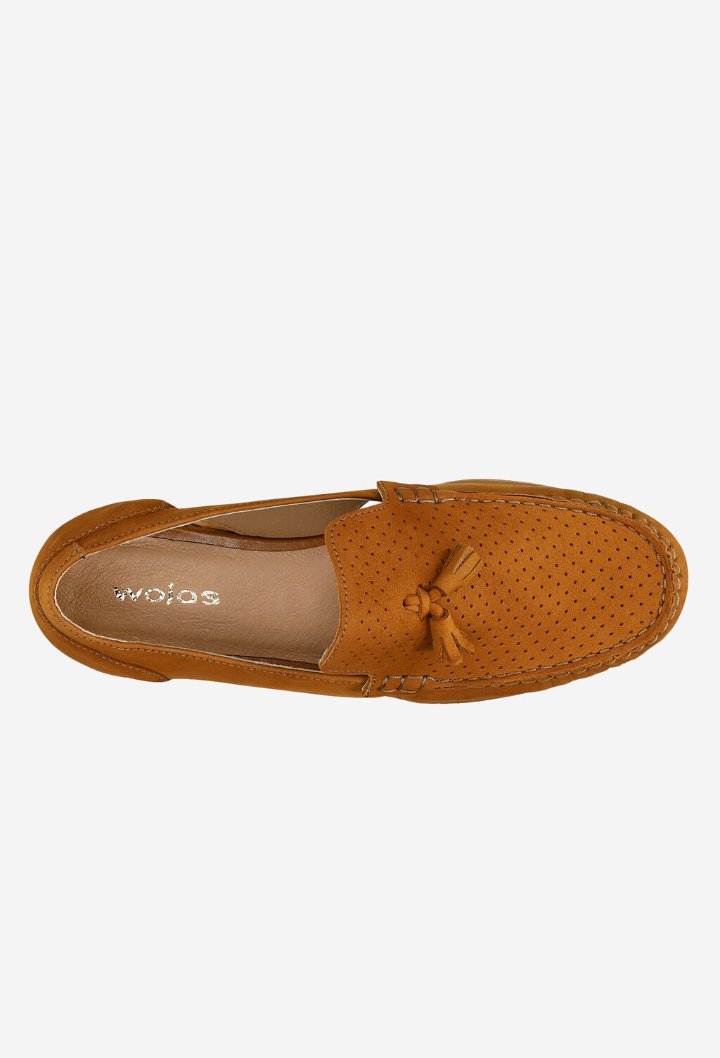 Hnědé mokasíny dámské z kvalitní italské kůže 46011-23 Widok 4