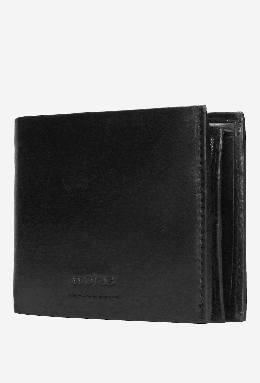 Čierna pánska peňaženka z hladkej kože 91003-51 Widok 3
