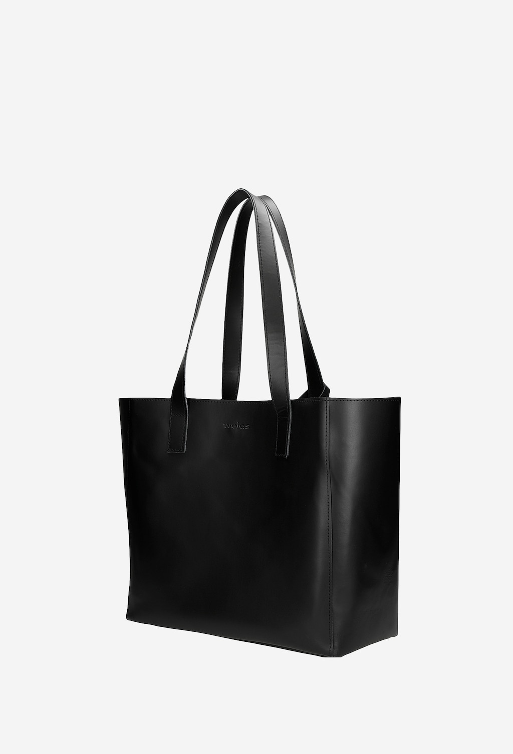 Černá dámská kabelka přes rameno z kvalitní kůže 80130-51 Widok 3