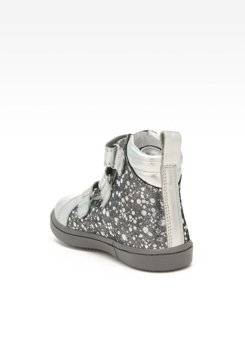 Trzewiki BARTEK 17364-001, dla dziewcząt, szaro-srebrny Widok 5
