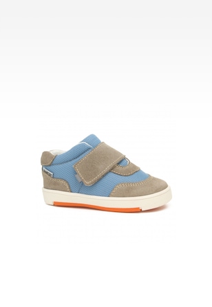 Sneakers BARTEK 11141010, dla chłopców, beżowo-niebieski