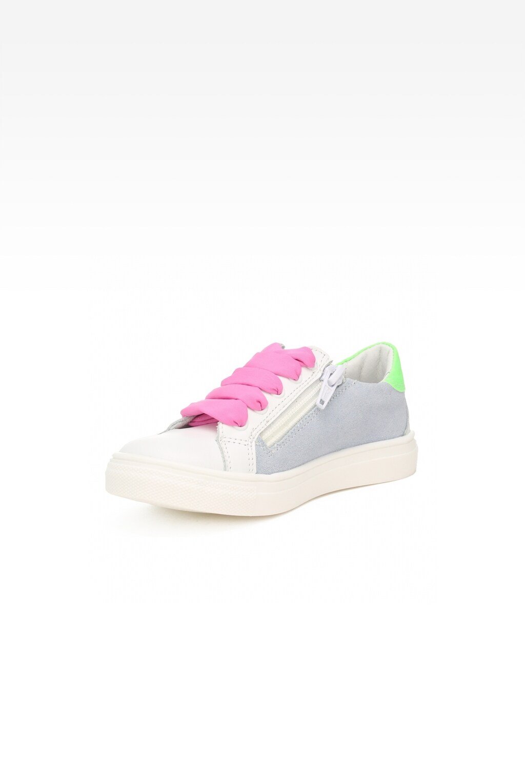 Półbuty BARTEK 15318003, dla dziewcząt, niebiesko-biały Widok 3