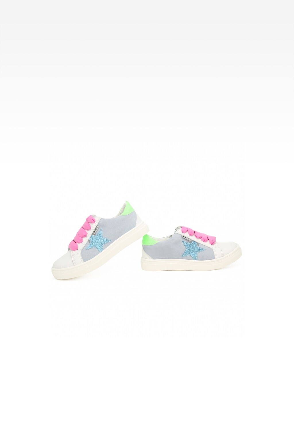 Półbuty BARTEK 15318003, dla dziewcząt, niebiesko-biały Widok 6