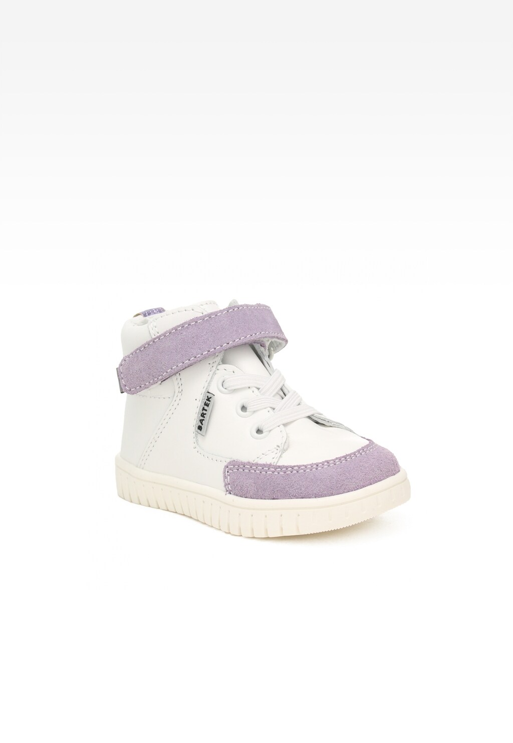 Kotníkové topánky BARTEK 11544004, pre dievčatá, bielo-fialové Widok 2