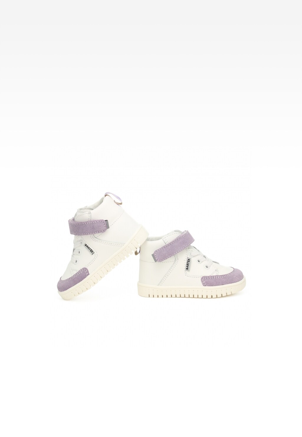 Kotníkové topánky BARTEK 11544004, pre dievčatá, bielo-fialové Widok 6