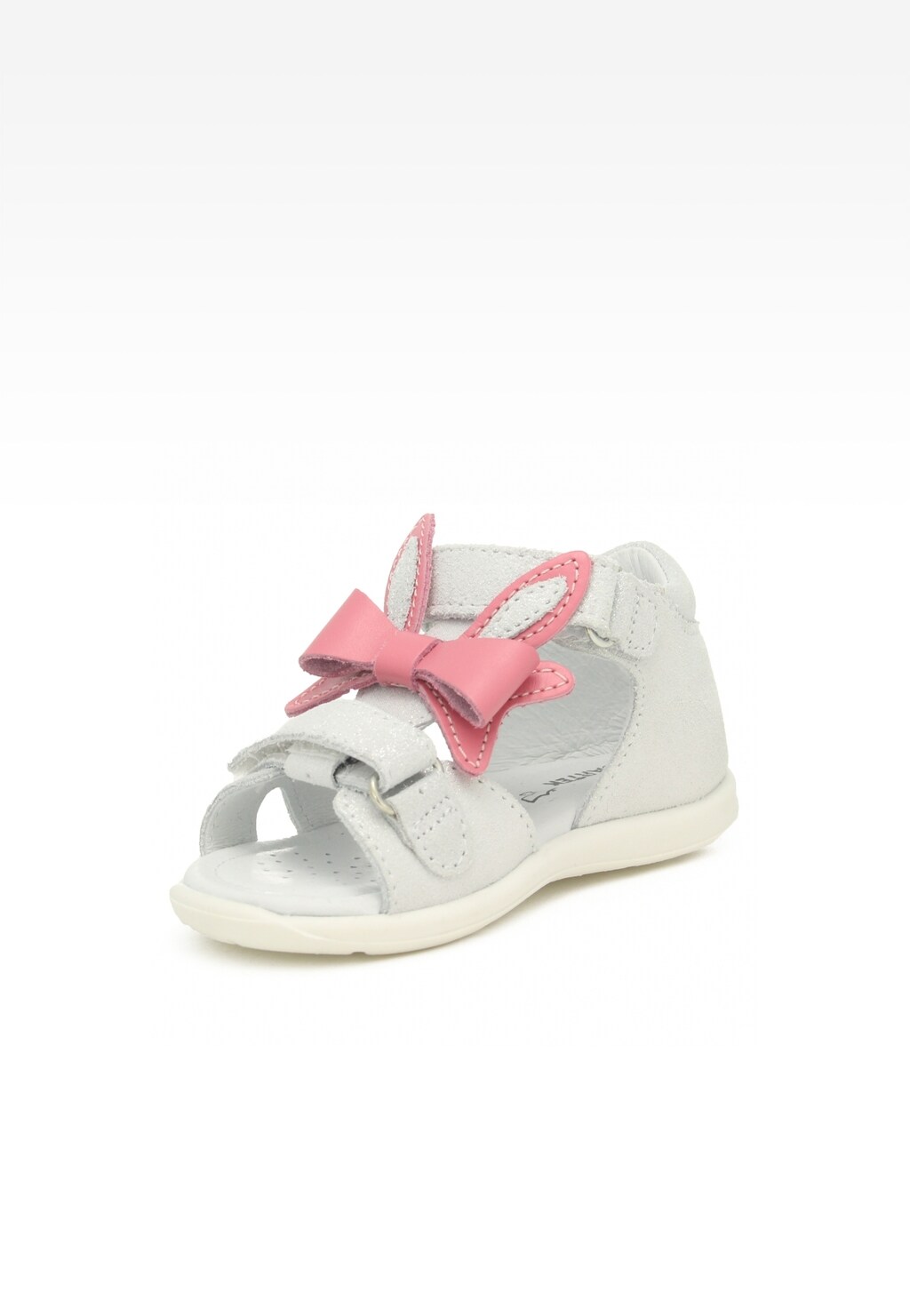 Sandały BARTEK 11128001, dla dziewcząt, srebrno-różowy Widok 3