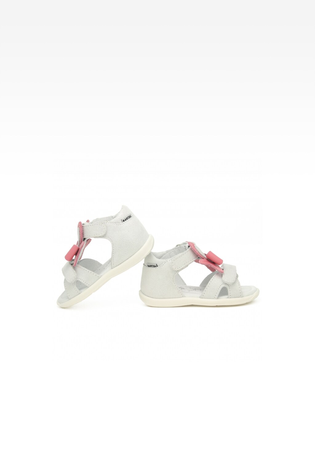 Sandały BARTEK 11128001, dla dziewcząt, srebrno-różowy Widok 6