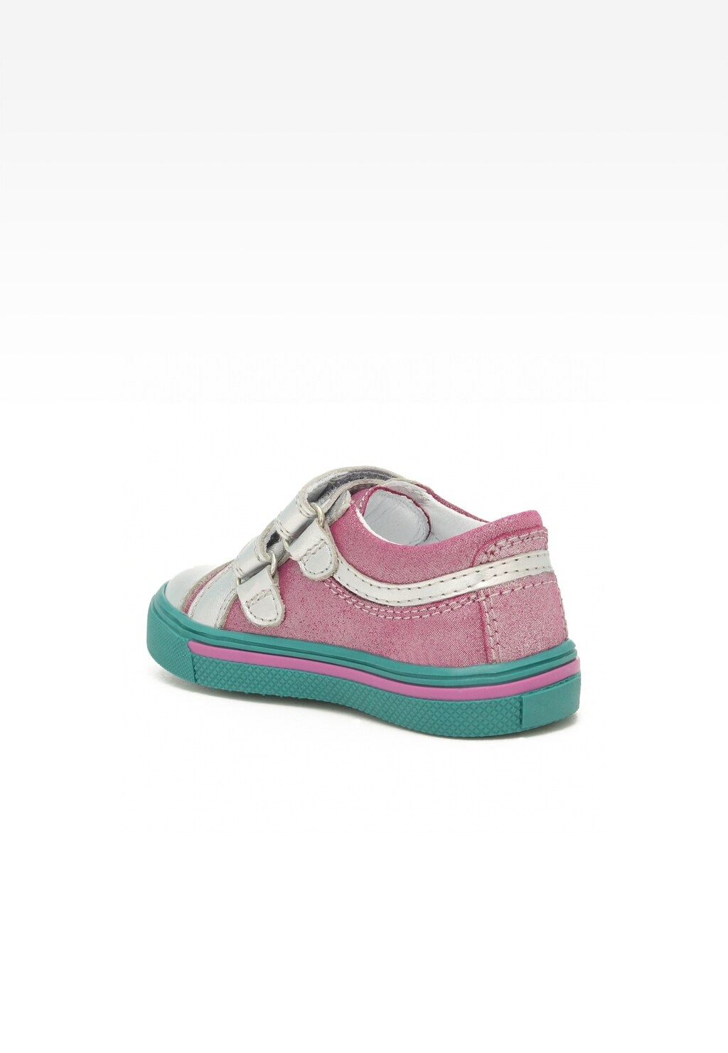 Półbuty BARTEK 11855015, dla dziewcząt, różowo-srebrny Widok 5