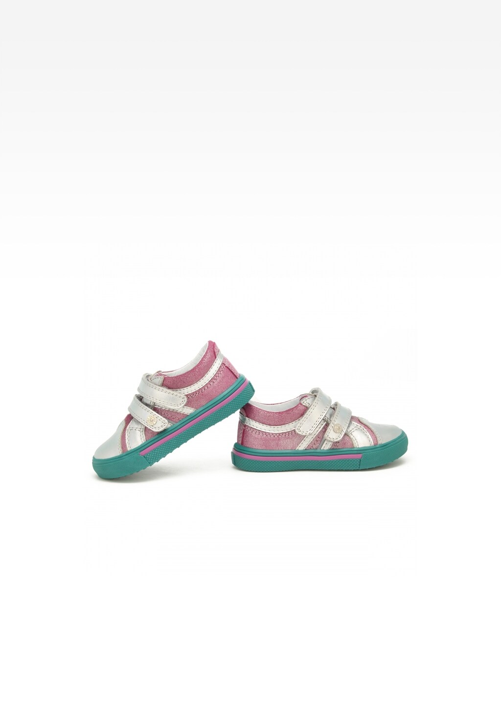 Półbuty BARTEK 11855015, dla dziewcząt, różowo-srebrny Widok 6
