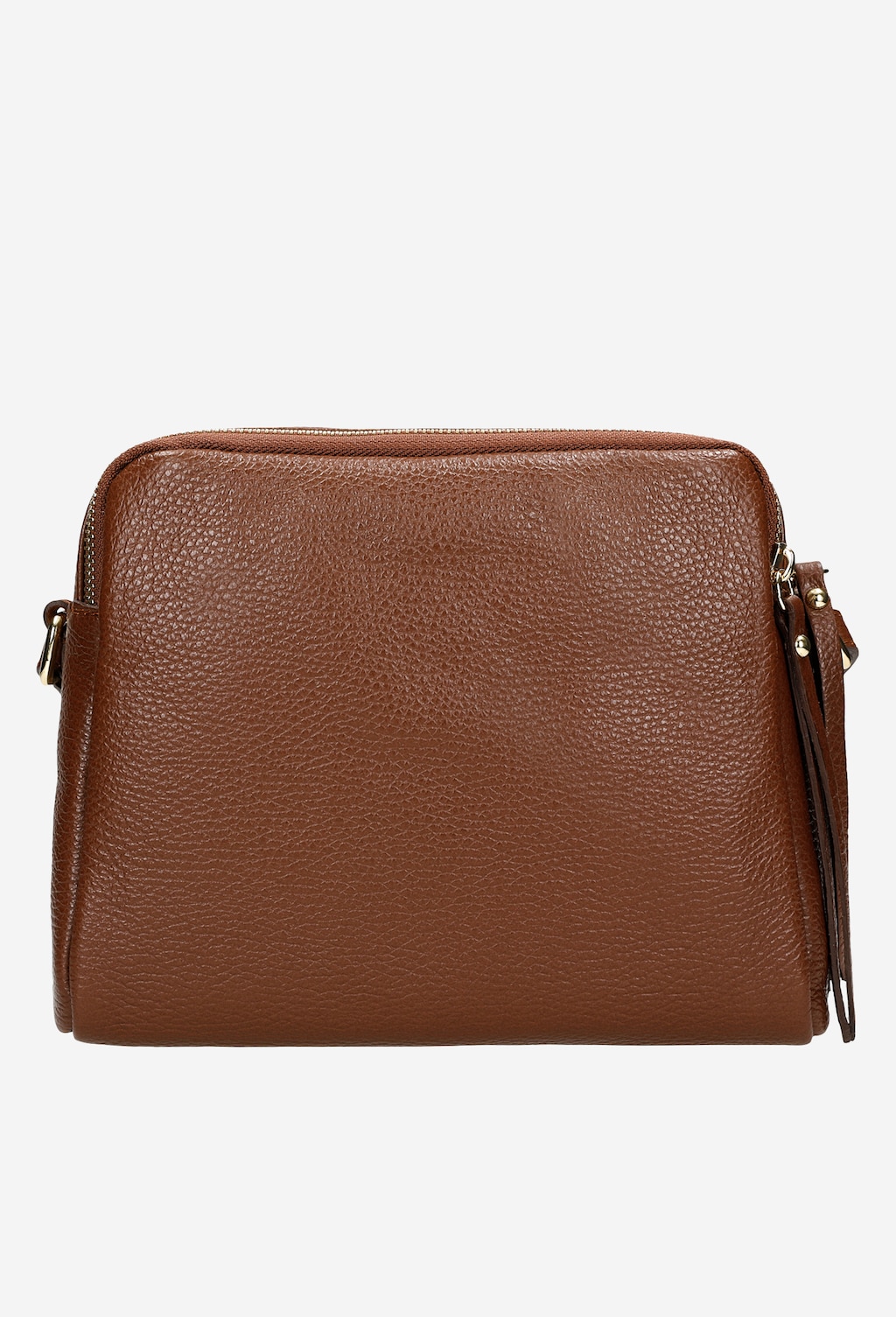 Brązowa torebka damska z dwoiny welurowej 80118-62 Widok 4