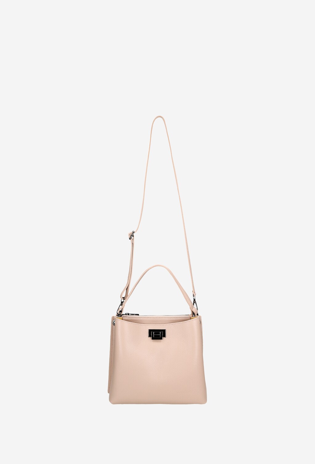 Svetlo ružová elegantná dámska taška cez rameno 80016-54 Widok 4