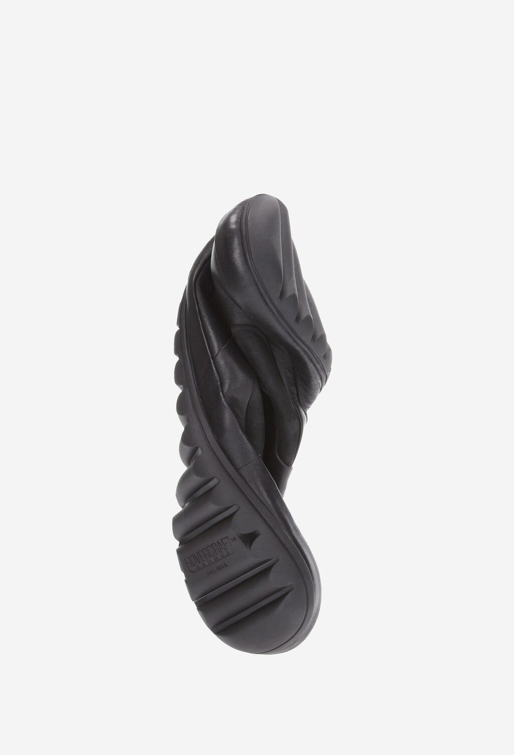 Czarne półbuty męskie na podeszwie overflex 8028-71 Widok 8