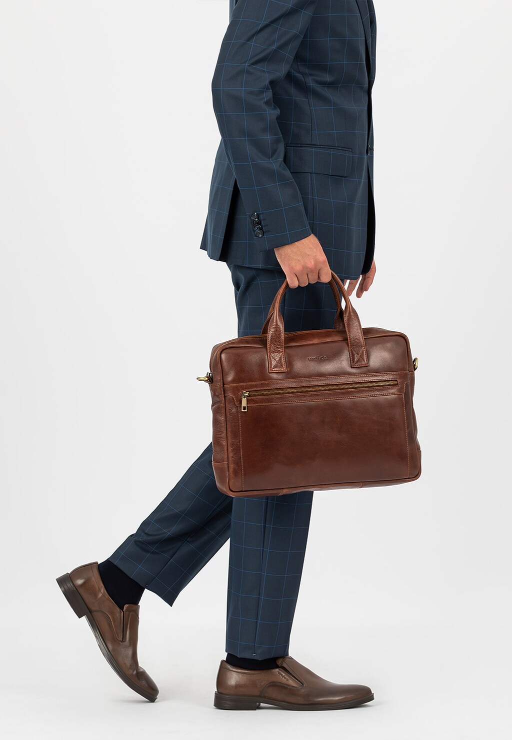 Brązowa torba męska 9831-52 Widok 1