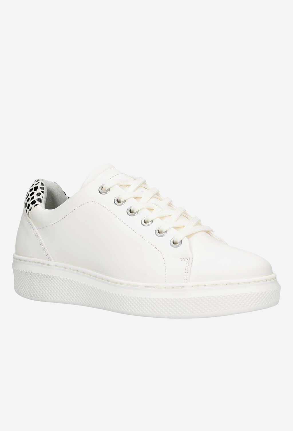 Štýlové dámske sneakersy v klasickej bielej farbe 46089-59 Widok 3