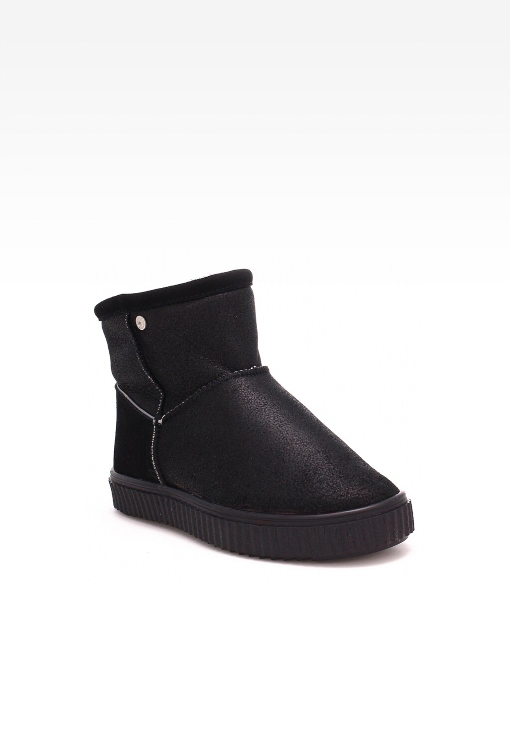 Botki ocieplane BARTEK 4037-GAE0, dla dziewcząt, czarny Widok 2