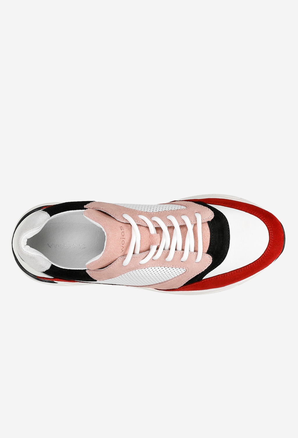 Viacfarebné dámske sneakersy na každodenné nosenie 4609975 Widok 4