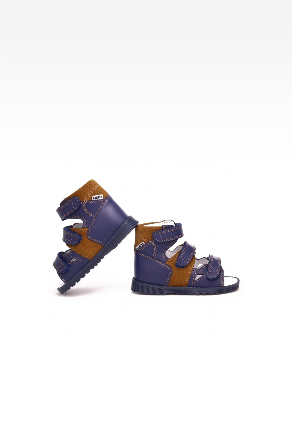 Obuwie profilaktyczne bartek BARTEK 81804/0-KAK, dla chłopców, granatowo-brązowy Widok 7