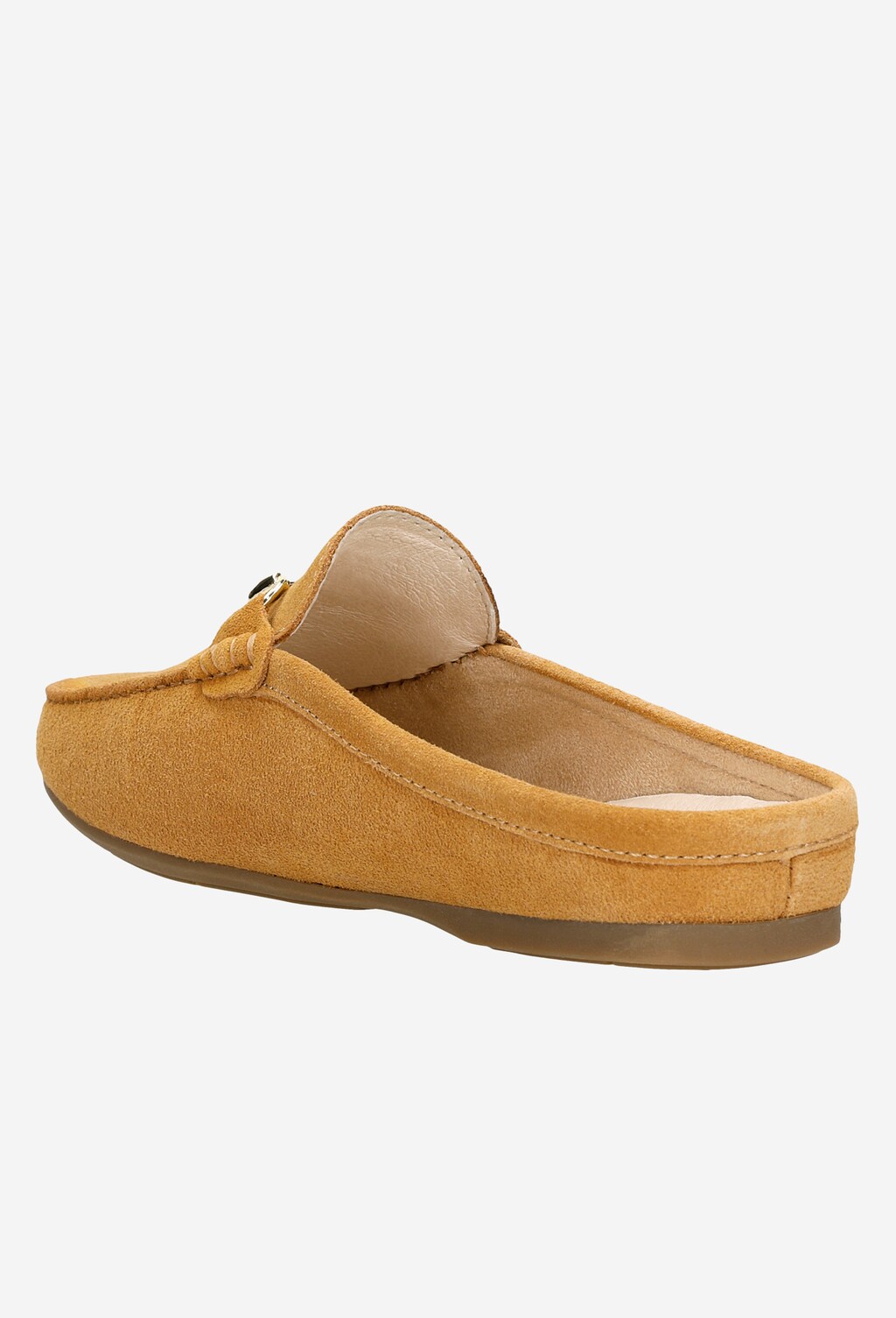 Svetlohnedé letné šľapky dámske z prírodnej kože 74033-63 Widok 4