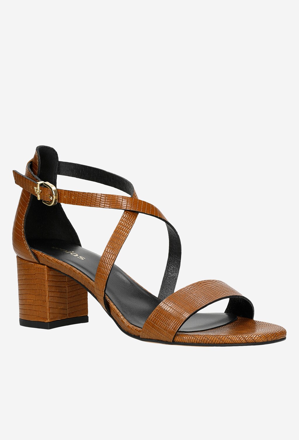 Hnedé letné sandále dámske pre každodenné pohodlie 76075-52 Widok 3