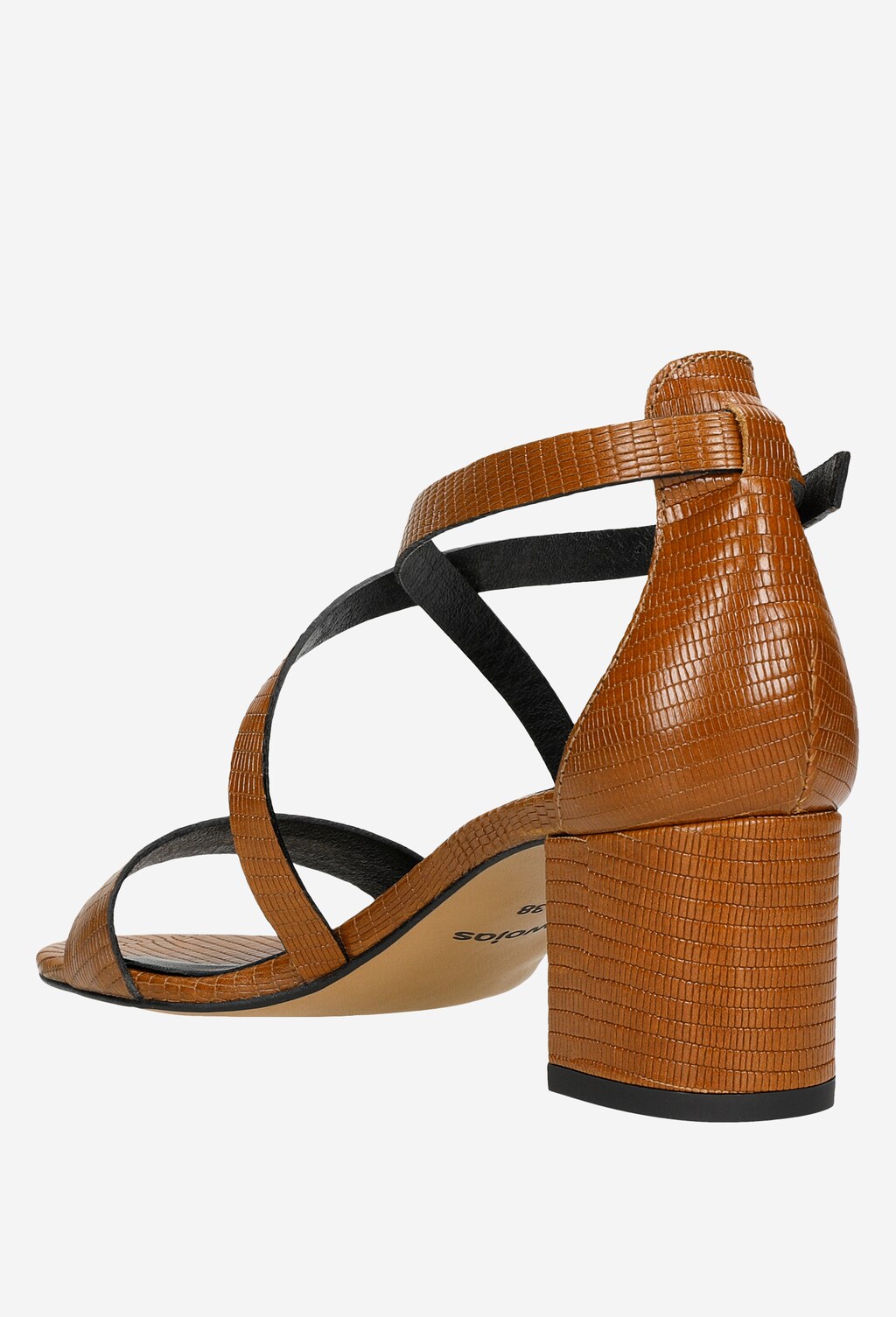 Hnedé letné sandále dámske pre každodenné pohodlie 76075-52 Widok 4